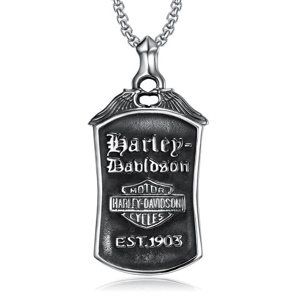 motorcycle men tag, titanium necklace, motorcycle punk mens stainless steel harley pendant, pendant jewelry., Silver
motorcycle men tag, titanium necklace, motorcycle punk mens stainless steel harley pendant, pendant jewelry., Silver