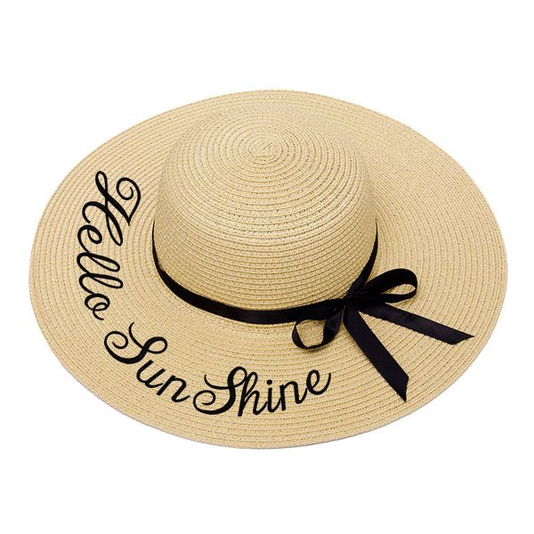 handmade weave embroidery letter sun hats for women black ribbon lace up large brim straw hat outdoor beach hat summer caps, Blue;gray
handmade weave embroidery letter sun hats for women black ribbon lace up large brim straw hat outdoor beach hat summer caps, Blue;gray