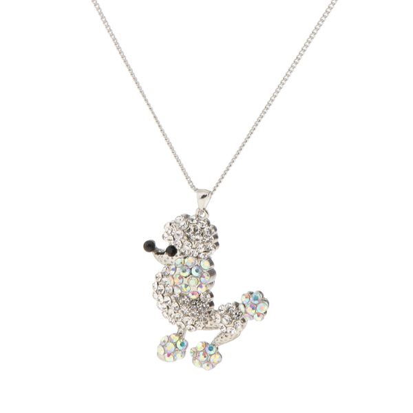 french poodle dog pendant tone necklace long choker chain women party jewelry, Silver
french poodle dog pendant tone necklace long choker chain women party jewelry, Silver