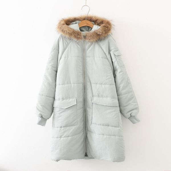 fur collar hooded thick cotton overcoat women's dress winter new style cotton-padded jacket dongdaemun over-the-knee long cotton, Blue;black
fur collar hooded thick cotton overcoat women's dress winter new style cotton-padded jacket dongdaemun over-the-knee long cotton, Blue;black