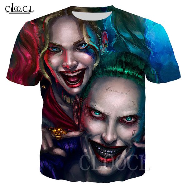 мода птицы prey футболка унисекс harley quinn 3d печати клоун творческий t shirt мужчины с коротким рукавом пары streetwear tee tops, White;black
мода птицы prey футболка унисекс harley quinn 3d печати клоун творческий t shirt мужчины с коротким рукавом пары streetwear tee tops, White;black