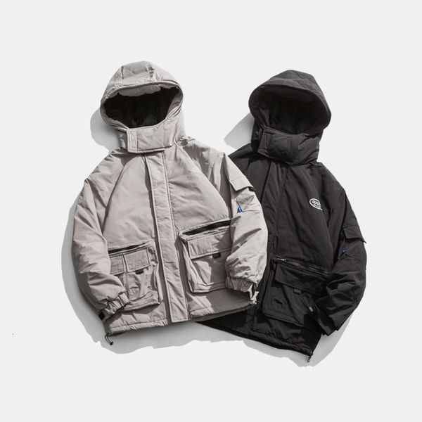 autumn 2019 new korean version of the loose couple popular tooling multi-pocket zipper embroidery hooded casual coat, Black
autumn 2019 new korean version of the loose couple popular tooling multi-pocket zipper embroidery hooded casual coat, Black