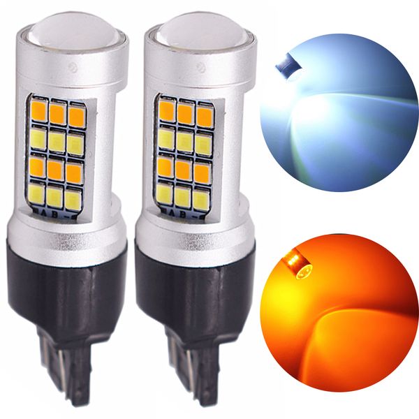2x t20 7443 42 smd 2835 turn signal dual color bright car light driving daytime running high power accessories uv brake
2x t20 7443 42 smd 2835 turn signal dual color bright car light driving daytime running high power accessories uv brake