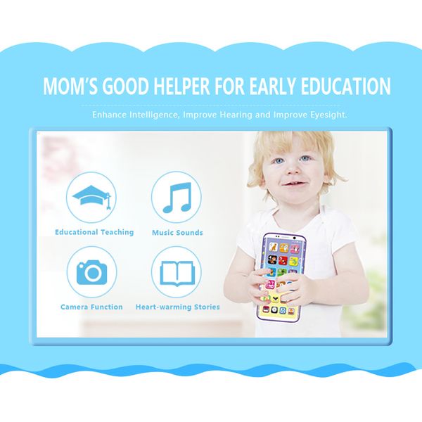kids smart charging phone toy kids music sound light mobile early educational development toy for children gifts
kids smart charging phone toy kids music sound light mobile early educational development toy for children gifts