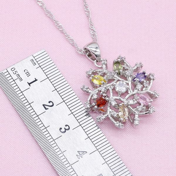 multi color zirconia 925 silver jewelry sets with bracelet women flower earring pendant necklace ring wedding birthday gift box, Slivery;golden
multi color zirconia 925 silver jewelry sets with bracelet women flower earring pendant necklace ring wedding birthday gift box, Slivery;golden