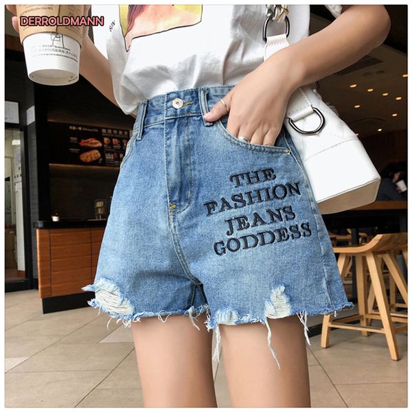 spring summer plus size high waist girls loose denim short jeans pants women, Blue
spring summer plus size high waist girls loose denim short jeans pants women, Blue