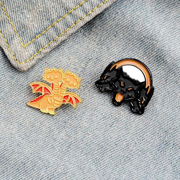 punk animal dog enamel brooch movie peripheral gerberus hell dog dinosaur pin alloy badge clothes bags accessories jewelry gifts, Gray
punk animal dog enamel brooch movie peripheral gerberus hell dog dinosaur pin alloy badge clothes bags accessories jewelry gifts, Gray