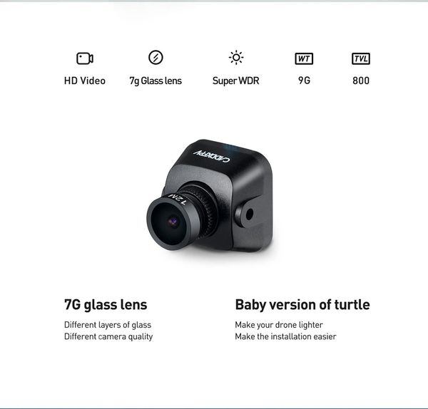 caddx детские turtle whoop версия 7g стекло объектива fov 170 градусов 1080p60fps запись hd супер wdr fpv камера для fpv гонки drone - черны
caddx детские turtle whoop версия 7g стекло объектива fov 170 градусов 1080p60fps запись hd супер wdr fpv камера для fpv гонки drone - черны