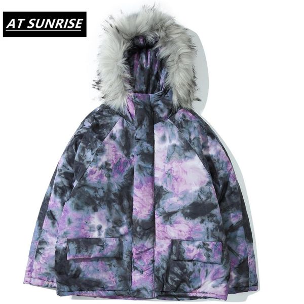 tie dye cotton padded jacket removable fur hooded parkas coats winter fashion thick warm parka jackets streetwear hip hop, Black;brown
tie dye cotton padded jacket removable fur hooded parkas coats winter fashion thick warm parka jackets streetwear hip hop, Black;brown