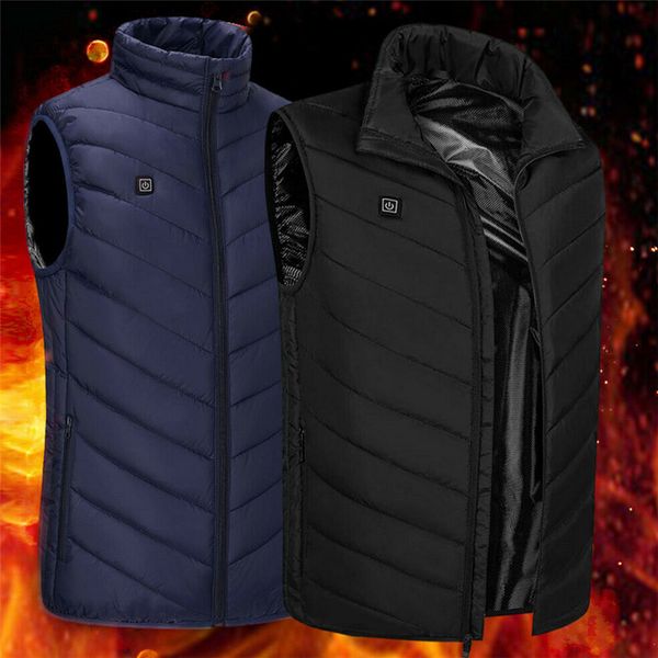 cycling vest electric vest heated cloth jacket usb thermal warm heated pad body microcirculation warmer winter cycling, Black
cycling vest electric vest heated cloth jacket usb thermal warm heated pad body microcirculation warmer winter cycling, Black