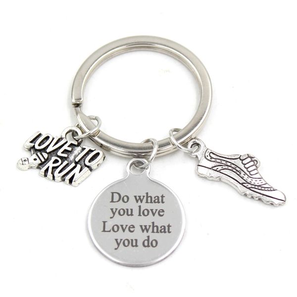 new arrival stainless steel key chain key ring fitness love to run keychain keyring runners gifts for men women jewelry, Slivery;golden
new arrival stainless steel key chain key ring fitness love to run keychain keyring runners gifts for men women jewelry, Slivery;golden