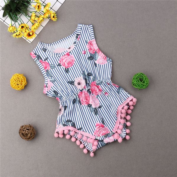 new baby girl summer tassel romper summer infant baby girls floral pom pom romper kid jumpsuit sunsuit outfits 0-18m, Blue
new baby girl summer tassel romper summer infant baby girls floral pom pom romper kid jumpsuit sunsuit outfits 0-18m, Blue