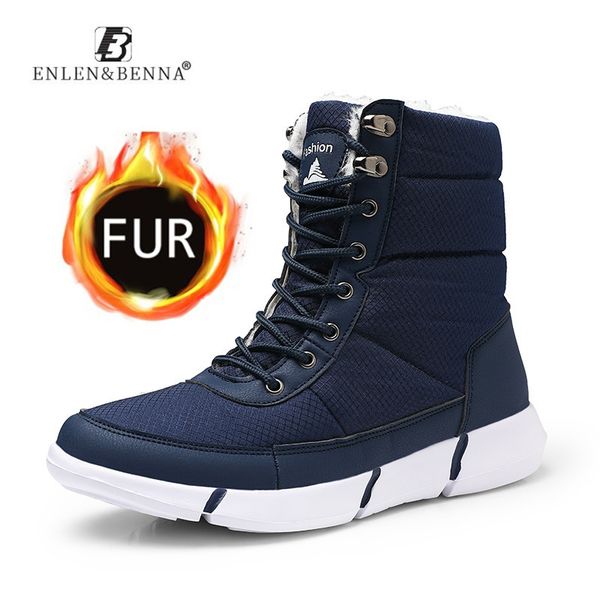 fashion winter boots men waterproof snow shoes with fur warm high boots breathable male mid-calf footwear 2019 new big size, Black
fashion winter boots men waterproof snow shoes with fur warm high boots breathable male mid-calf footwear 2019 new big size, Black