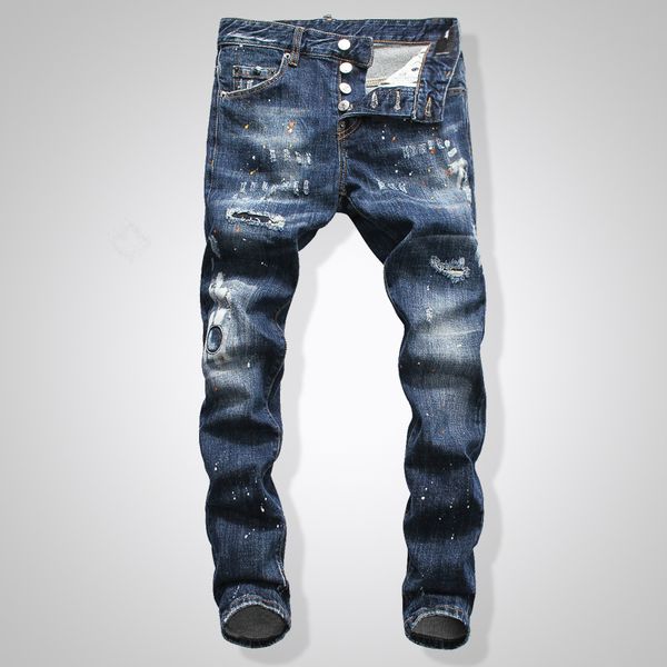 2019 new mens jeans designer bike jeans fashion casual slim demin pants hip hop luxury jeans pour hommes plus size 28-38, Blue
2019 new mens jeans designer bike jeans fashion casual slim demin pants hip hop luxury jeans pour hommes plus size 28-38, Blue
