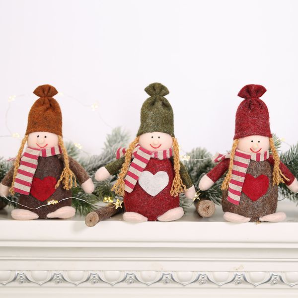 1pcs lovely striped scarf boy girl doll christmas ornament new year gift present xmas decor home party decoration supplies 62694
1pcs lovely striped scarf boy girl doll christmas ornament new year gift present xmas decor home party decoration supplies 62694