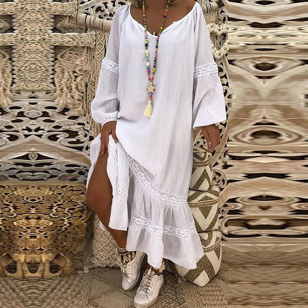 maxi dresses womens clothes bohemian women maxi dress v neck 2019 autumn casual long solid loose dresses female vestidos plus size 5xl, Black;gray
maxi dresses womens clothes bohemian women maxi dress v neck 2019 autumn casual long solid loose dresses female vestidos plus size 5xl, Black;gray
