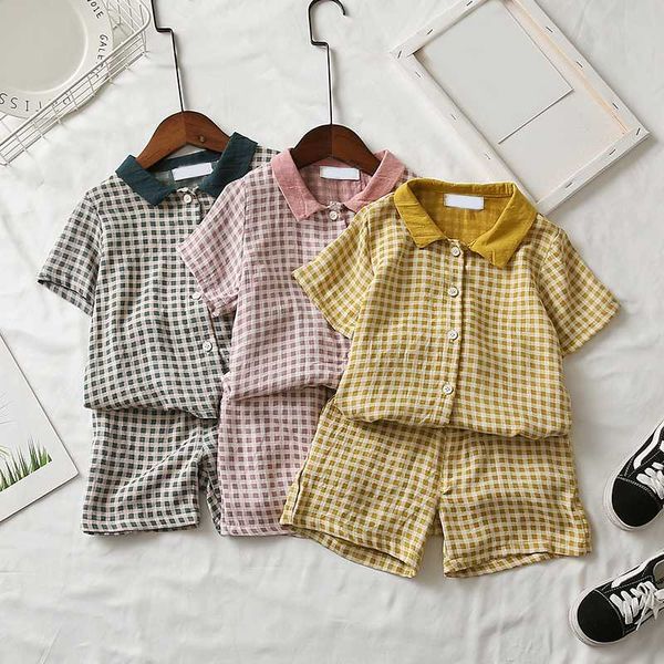 casual kids clothes set girls clothing plaid simple girl t-shirt + shorts clothing boys tracksuit children baby clothes 2020, White
casual kids clothes set girls clothing plaid simple girl t-shirt + shorts clothing boys tracksuit children baby clothes 2020, White