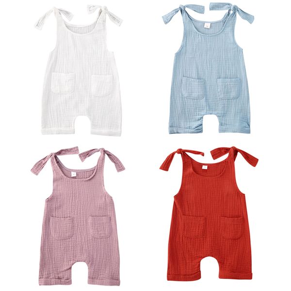2020 summer swimsuit infant baby girls boys cotton rompers 4 colors solid sleeveless belt causal jumpsuits outfits 0-24m, Blue
2020 summer swimsuit infant baby girls boys cotton rompers 4 colors solid sleeveless belt causal jumpsuits outfits 0-24m, Blue