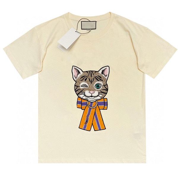 20ss made in italy cat beige tee street fashion g casual short sleeve shirt men women guc, White;black
20ss made in italy cat beige tee street fashion g casual short sleeve shirt men women guc, White;black