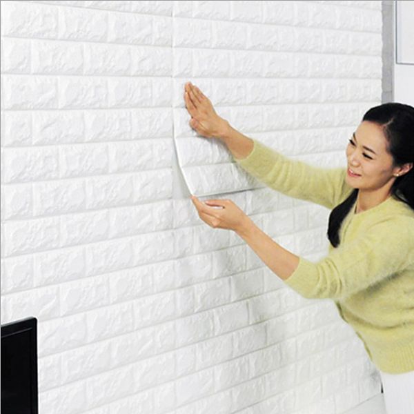 77*70cm 3d brick wall stickers pe foam self-adhesive wallpaper peel and stick 3d art wall panels for living room bedroom
77*70cm 3d brick wall stickers pe foam self-adhesive wallpaper peel and stick 3d art wall panels for living room bedroom