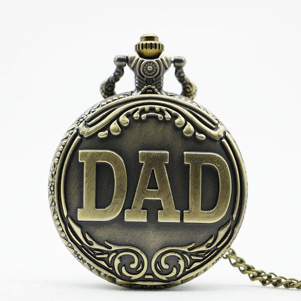 antique bronze dad pattern quartz pocket watch with necklace fob watch father's day gift father's day gifts cf1009, Slivery;golden
antique bronze dad pattern quartz pocket watch with necklace fob watch father's day gift father's day gifts cf1009, Slivery;golden