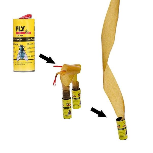 4 rolls sticky fly paper eliminate flies insect bug home glue paper catcher trap fly bug mosquito killer buzz fly trap device
4 rolls sticky fly paper eliminate flies insect bug home glue paper catcher trap fly bug mosquito killer buzz fly trap device
