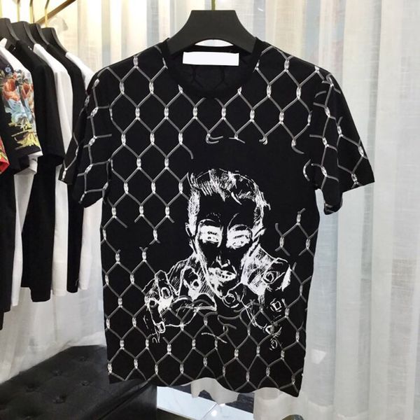 spring summer europe usa cool graffiti iron netting painting human om tee tshirt men women casual skateboard cotton t shirt, White;black
spring summer europe usa cool graffiti iron netting painting human om tee tshirt men women casual skateboard cotton t shirt, White;black