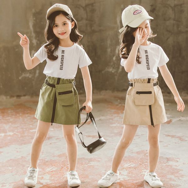 white letter short sleeve t-shirt+skirt pocket kid girls oufit 2019 summer clothes children clothing back to school boutique
white letter short sleeve t-shirt+skirt pocket kid girls oufit 2019 summer clothes children clothing back to school boutique