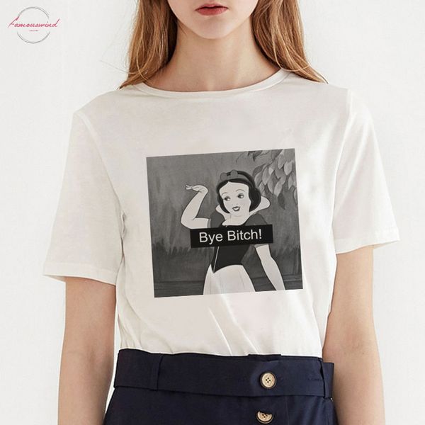 лето мультфильм harajuku принцесса футболка o шеи punk эстетика tshirt bye bitch печать повседневный короткий рукав streetwear женщины топы, White
лето мультфильм harajuku принцесса футболка o шеи punk эстетика tshirt bye bitch печать повседневный короткий рукав streetwear женщины топы, White