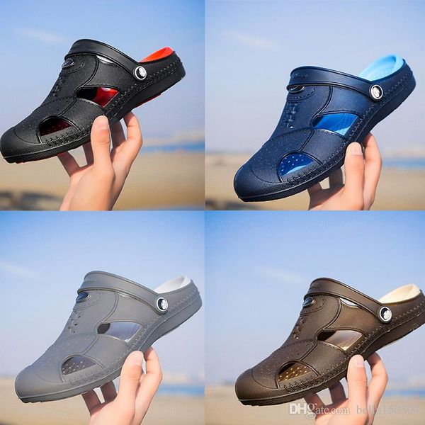 designer jelly slippers men hollow sandals causal non-slip summer huaraches slippers flip flops slipper water sandals beach slippers, Black
designer jelly slippers men hollow sandals causal non-slip summer huaraches slippers flip flops slipper water sandals beach slippers, Black