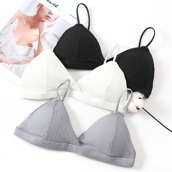 push up bras solid color bralette female padded brasserie cotton thin triangle bra for women lingerie wireless underwear, Red;black
push up bras solid color bralette female padded brasserie cotton thin triangle bra for women lingerie wireless underwear, Red;black