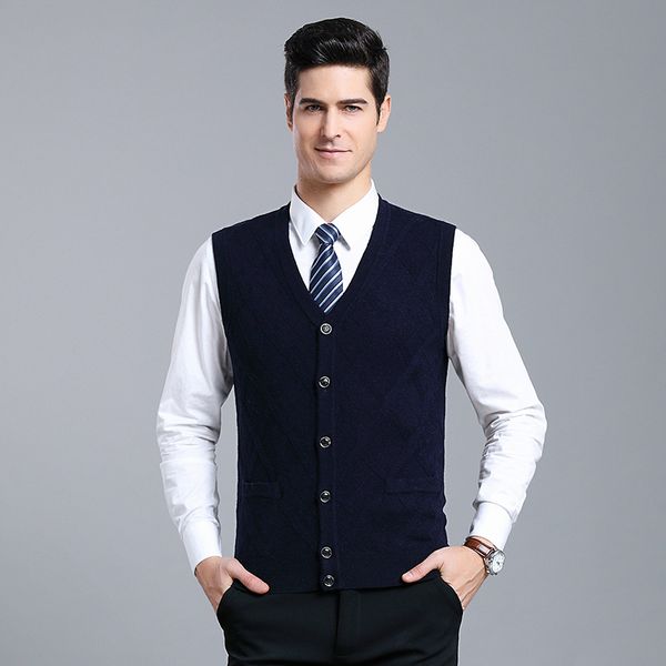 macrosea england style leisure design men's casual 100% wool vest cardigan men sleeveless argyle pattern v-neck vest 1823, White;black
macrosea england style leisure design men's casual 100% wool vest cardigan men sleeveless argyle pattern v-neck vest 1823, White;black