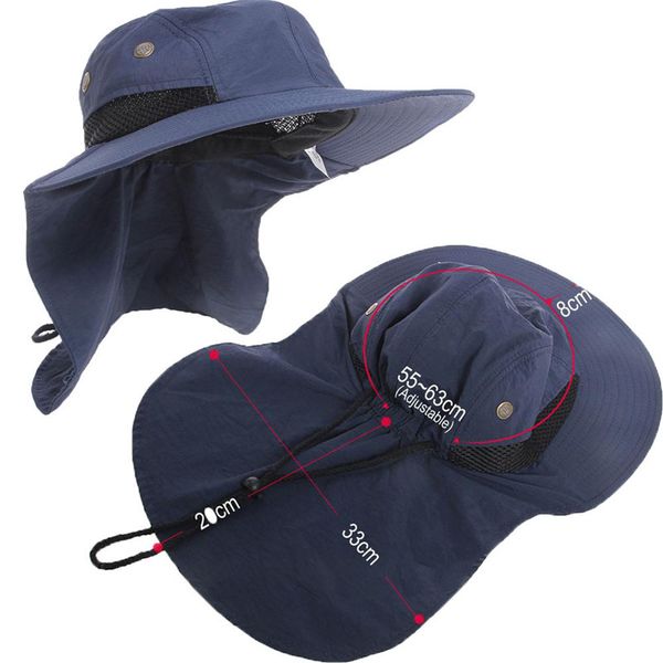 sun hat for man sunshade casual neck fishing hat adjustable summer hat climbing jungle hiking women uv protection hats, Blue;gray
sun hat for man sunshade casual neck fishing hat adjustable summer hat climbing jungle hiking women uv protection hats, Blue;gray