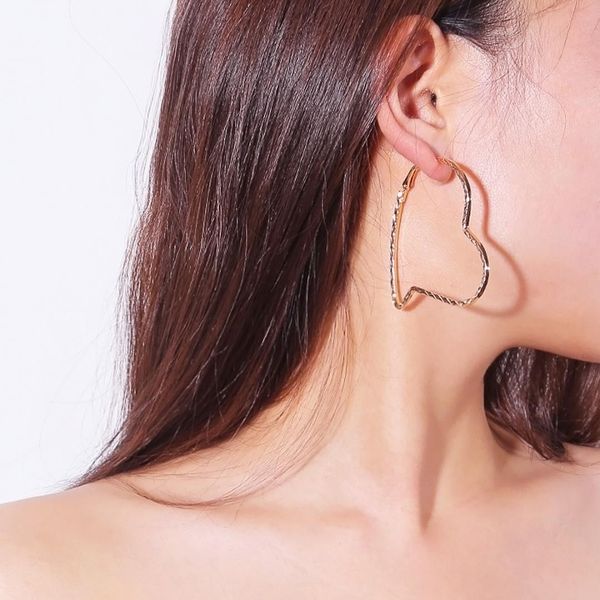 european women's jewelry abstract art fan personality fashion han fan wild geometric temperament ladies earrings, Golden;silver
european women's jewelry abstract art fan personality fashion han fan wild geometric temperament ladies earrings, Golden;silver