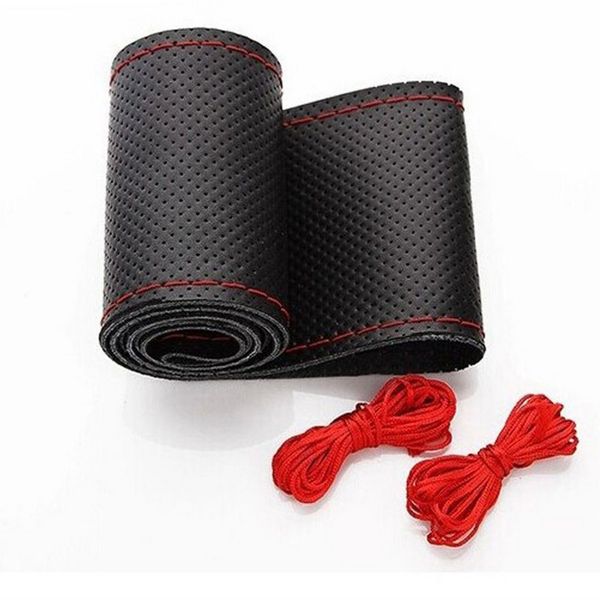 diy protective interior pu leather car accessories soft with needles thread universal styling anti slip steering wheel cover
diy protective interior pu leather car accessories soft with needles thread universal styling anti slip steering wheel cover