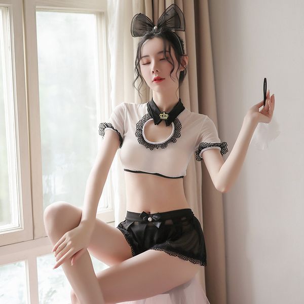 woman lingeries lace sleepwear woman femme lingeries hollow out nightdress womens sleepwear lace women hollow out pajamas dhl, Black;white
woman lingeries lace sleepwear woman femme lingeries hollow out nightdress womens sleepwear lace women hollow out pajamas dhl, Black;white