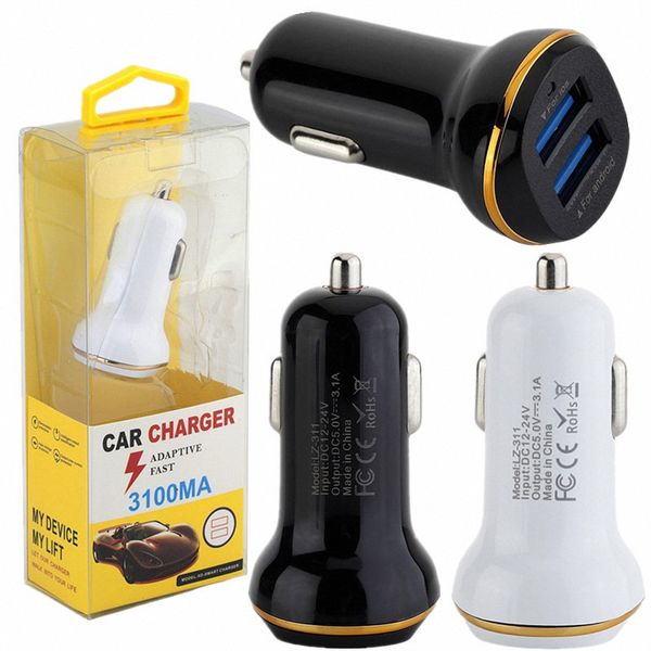 car charger 2 usb ports auto power adapter car charger for ipad iphone 7 8 samsung s7 s8 android phone with retail box
car charger 2 usb ports auto power adapter car charger for ipad iphone 7 8 samsung s7 s8 android phone with retail box