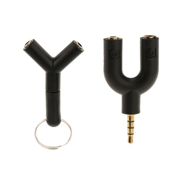 u y type 3.5mm jack headphone male to female audio splitter lead adapter 
u y type 3.5mm jack headphone male to female audio splitter lead adapter