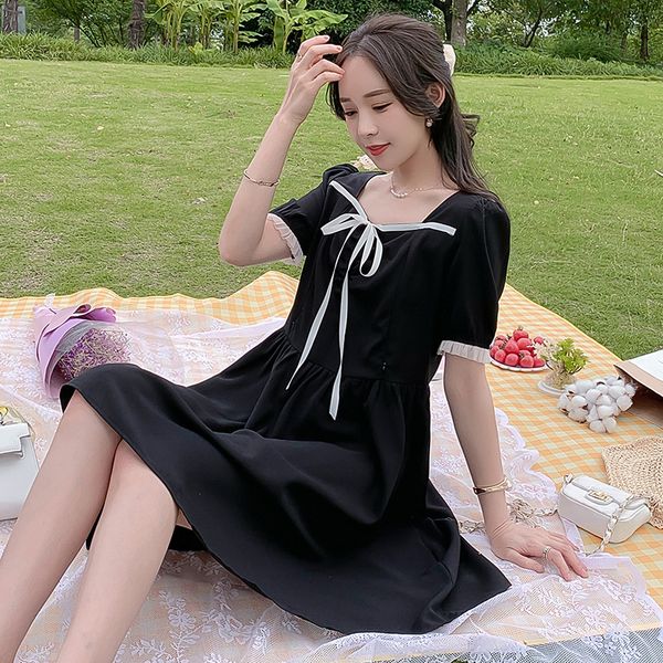 5393# summer korean fashsion maternity nursing dress sweet black side splits feeding clothes lovely slim elegant pregnancy, White
5393# summer korean fashsion maternity nursing dress sweet black side splits feeding clothes lovely slim elegant pregnancy, White