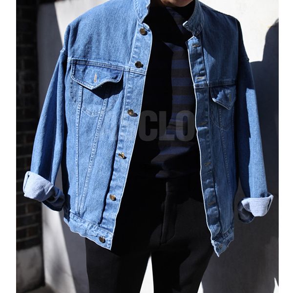 spring autumn japanese gd paragraph european american cargo casual denim jacket simple trendy male loose denim baseball jacket, Black;brown
spring autumn japanese gd paragraph european american cargo casual denim jacket simple trendy male loose denim baseball jacket, Black;brown
