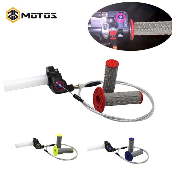 zs motos 7/8" 22mm motorcycle throttle grip quick twist gas throttle settle with cable fit on scooter atv utv
zs motos 7/8" 22mm motorcycle throttle grip quick twist gas throttle settle with cable fit on scooter atv utv