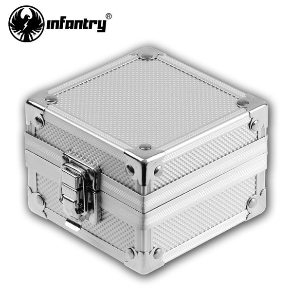 infantry sliver aluminum watch display box luxury style gift boxes new arrival watch bracelets display box, Black;blue
infantry sliver aluminum watch display box luxury style gift boxes new arrival watch bracelets display box, Black;blue
