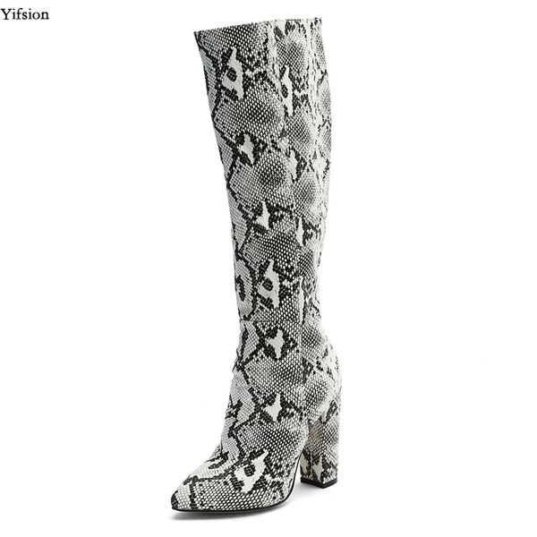 yifsion new stylish women spring knee high boots square high heels boots pointed toe black shoes women plus us size 4-15
yifsion new stylish women spring knee high boots square high heels boots pointed toe black shoes women plus us size 4-15