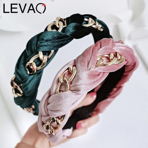 levao velvet metal chain hairbands for women twisted braid headband bezel hair accessories hair bands hoop for women headwrap
levao velvet metal chain hairbands for women twisted braid headband bezel hair accessories hair bands hoop for women headwrap
