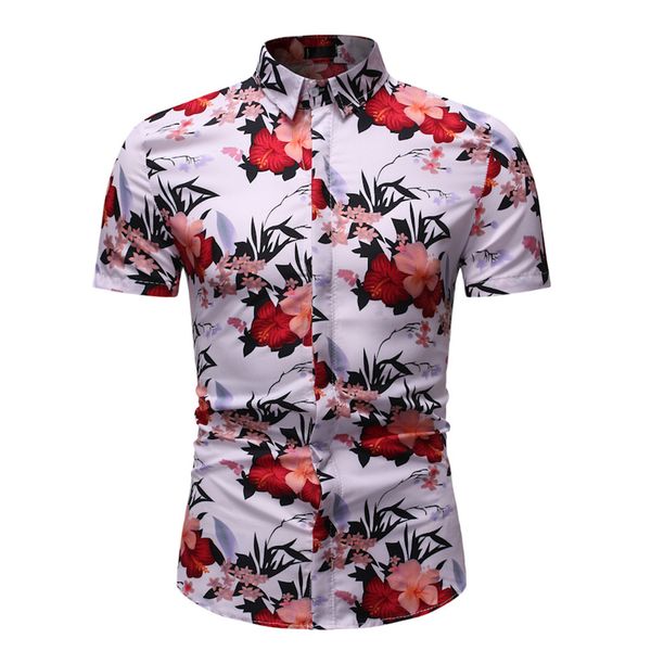 hawaiian shirt men's summer fashion business leisure printing short-sleeved shirt blouse camisas hombre mens shirts, White;black
hawaiian shirt men's summer fashion business leisure printing short-sleeved shirt blouse camisas hombre mens shirts, White;black