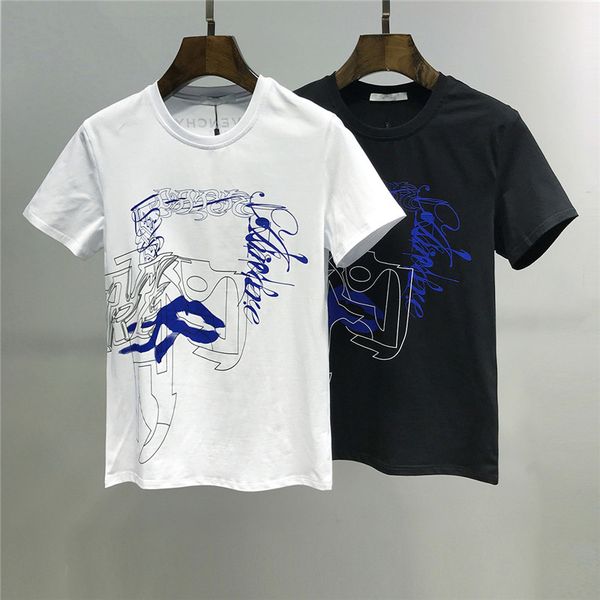 2020ss spring and summer new high grade cotton printing short sleeve round neck panel t-shirt size: m--xl-xxl-xxxl color: black white k20
2020ss spring and summer new high grade cotton printing short sleeve round neck panel t-shirt size: m--xl-xxl-xxxl color: black white k20