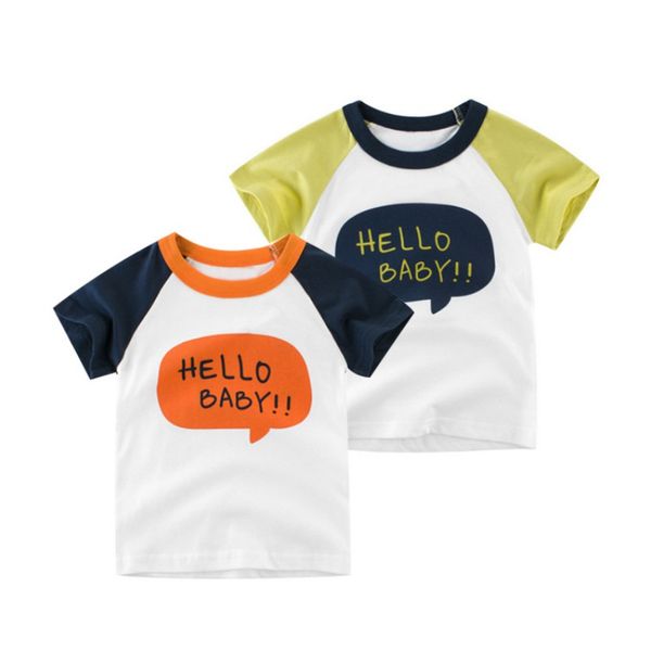 baby boys t-shirt children letter print cotton t-shirts casual clothes for kids boy's t-shirts 1-10y toddler boy clothes, Blue
baby boys t-shirt children letter print cotton t-shirts casual clothes for kids boy's t-shirts 1-10y toddler boy clothes, Blue