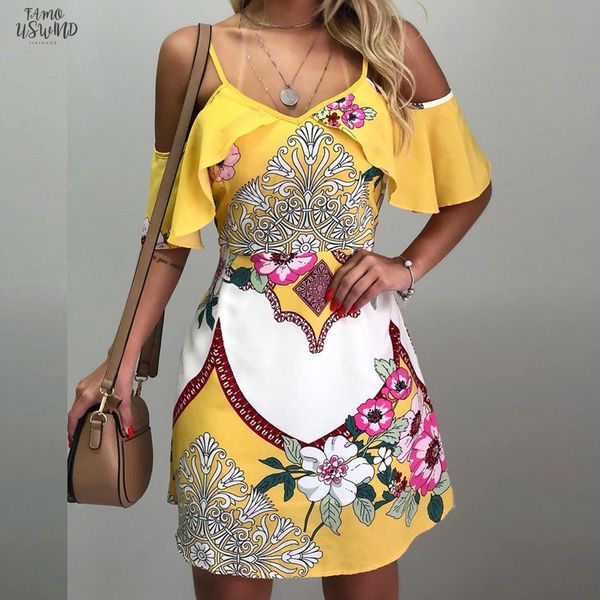 women summer mini dress boho off shoulder print strappy flare casual dresses short beach dress yellow ladies dresses vestidos 2020, Black;gray
women summer mini dress boho off shoulder print strappy flare casual dresses short beach dress yellow ladies dresses vestidos 2020, Black;gray