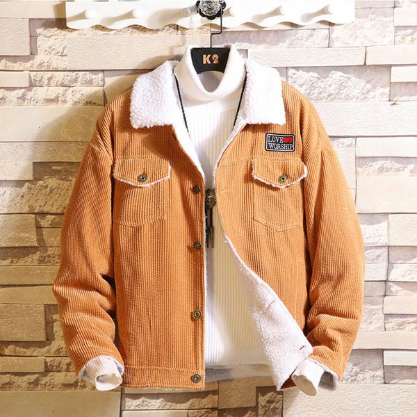 new style men's park 2020 fashion autumn winter fashion corduroy pure keep warm jacket long sleeve coat manteau homme hiver, Black
new style men's park 2020 fashion autumn winter fashion corduroy pure keep warm jacket long sleeve coat manteau homme hiver, Black