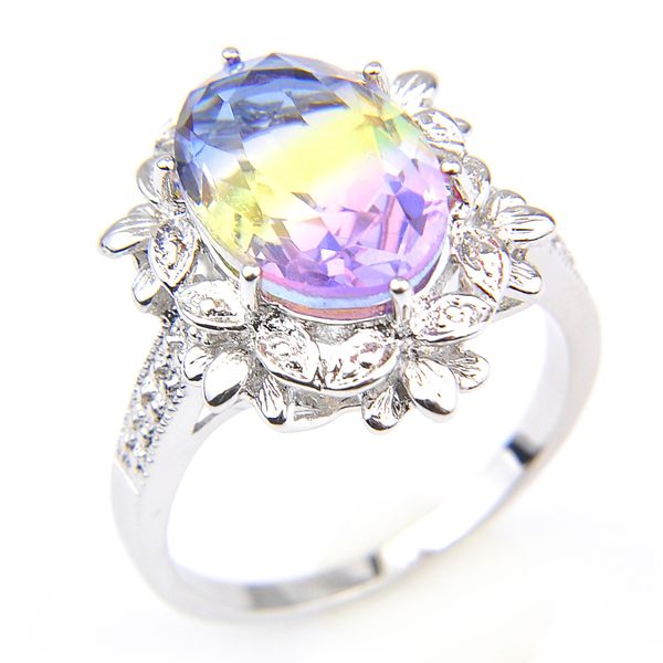 luckyshine valentine's oval bi color tourmaline solitaire gems 925 sterling silver plated rings women 10 pcs ing, Golden;silver
luckyshine valentine's oval bi color tourmaline solitaire gems 925 sterling silver plated rings women 10 pcs ing, Golden;silver